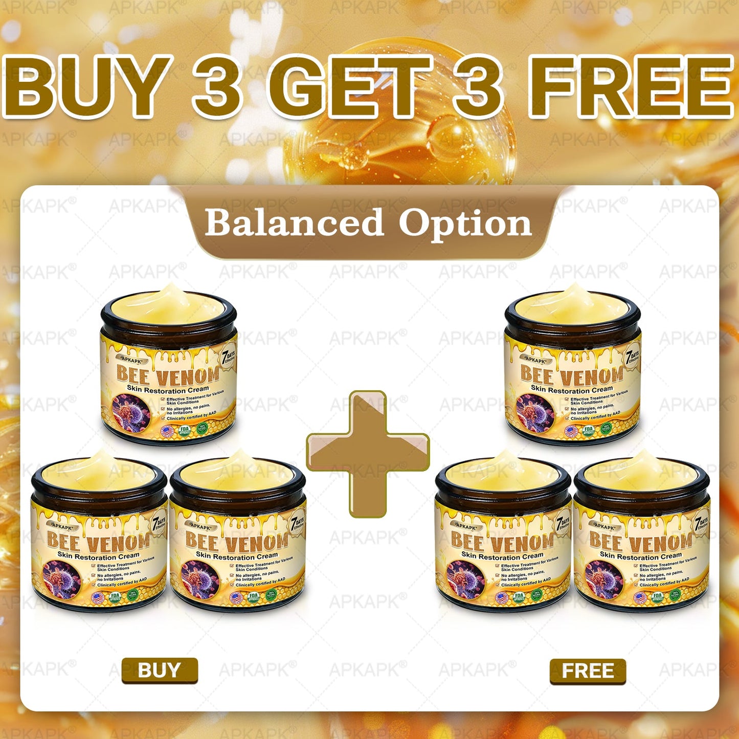 APKAPK®--Only 10 jars! Grab an exclusive 30% discount now! Keep your skin youthful and glowing in just 1 to 3 weeks. Don’t miss your chance—this offer won’t come around again until next year. Act fast! 180-day money back guarantee!