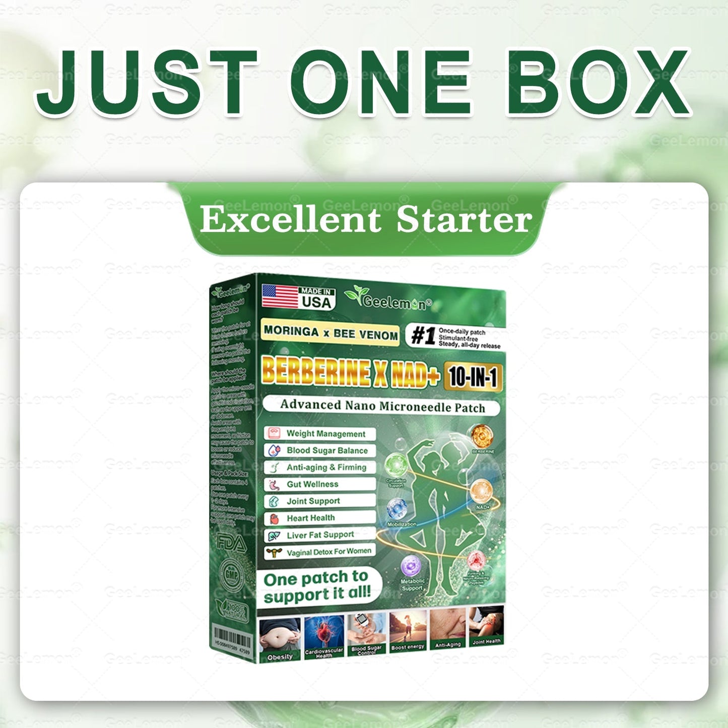 𝐎𝐟𝐟𝐢𝐜𝐢𝐚𝐥 𝐔𝐒 𝐒𝐭𝐨𝐫𝐞 🇺🇸  | ❤️ 𝐆𝐞𝐞𝐋𝐞𝐦𝐨𝐧® Moringa · Berberine × NAD+ 𝟏𝟎-𝐢𝐧-𝟏 𝐀𝐝𝐯𝐚𝐧𝐜𝐞𝐝 𝐍𝐚𝐧𝐨 𝐌𝐢𝐜𝐫𝐨𝐧𝐞𝐞𝐝𝐥𝐞 𝐏𝐚𝐭𝐜𝐡 — 𝐎𝐧𝐜𝐞 𝐃𝐚𝐢𝐥𝐲, 𝐕𝐢𝐬𝐢𝐛𝐥𝐞 𝐑𝐞𝐬𝐮𝐥𝐭𝐬 𝐢𝐧 𝟕 𝐃𝐚𝐲𝐬